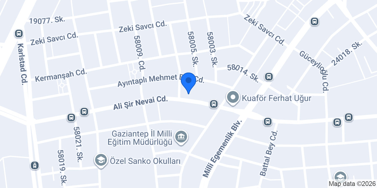 KindyROO Gaziantep konumu