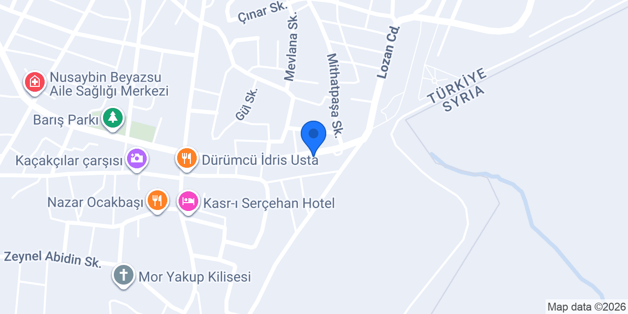 NUSAYBIN ANTEP BAKLAVACISI konumu