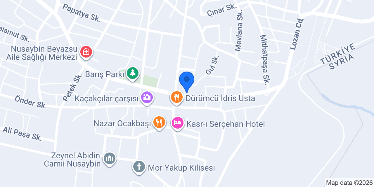 nusaybin mısır çarşısı konumu