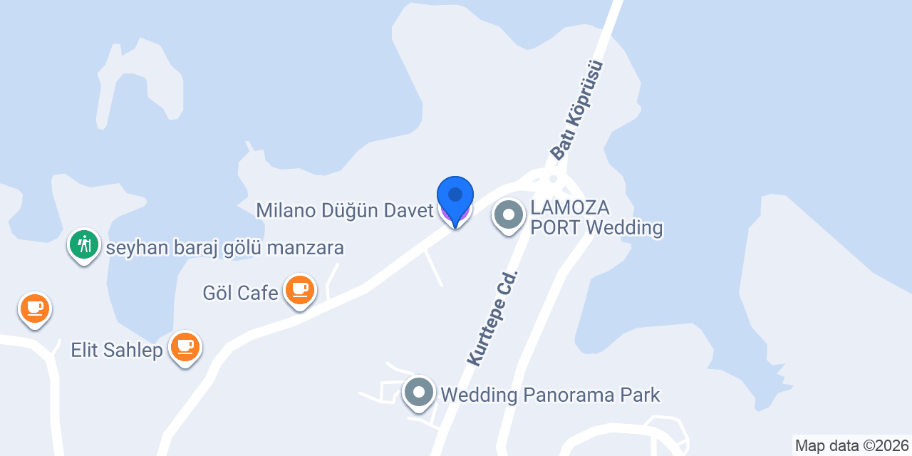 Milano Düğün Davet konumu