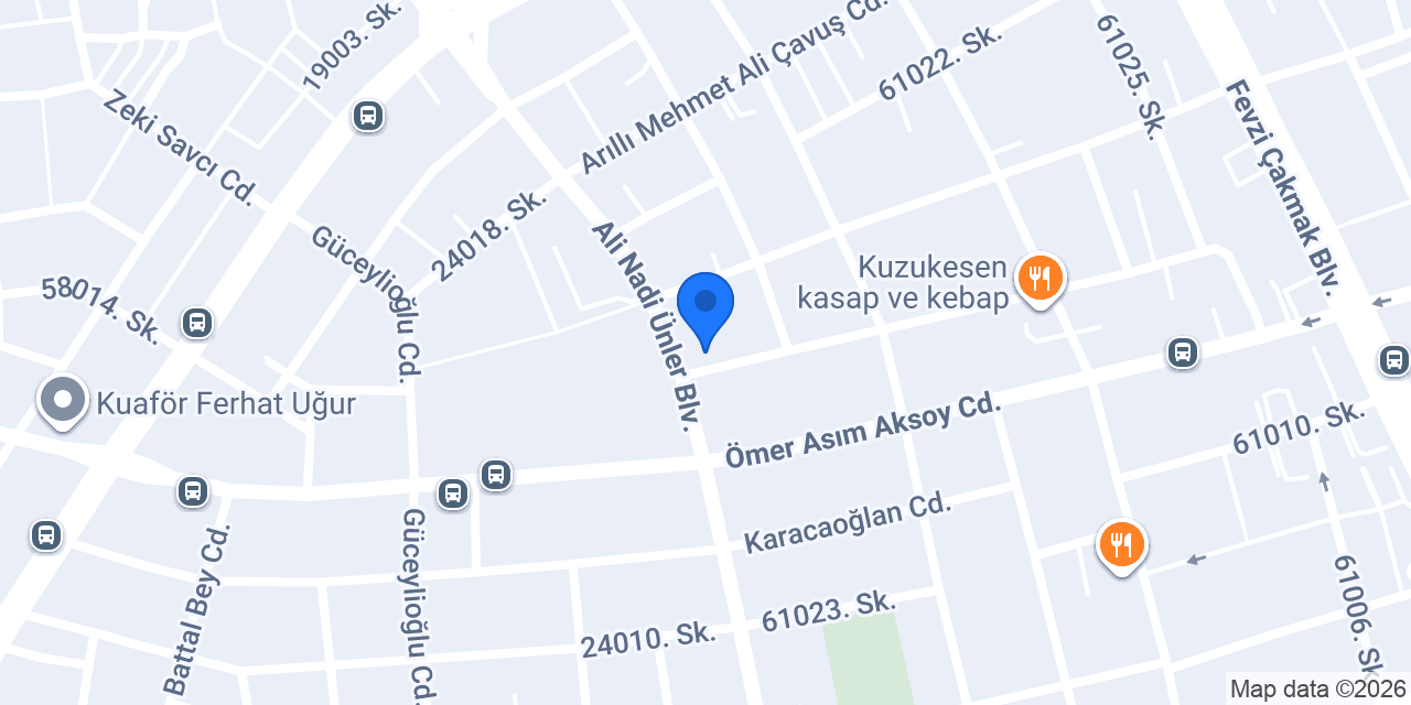 Korkmazlar pide fırını konumu