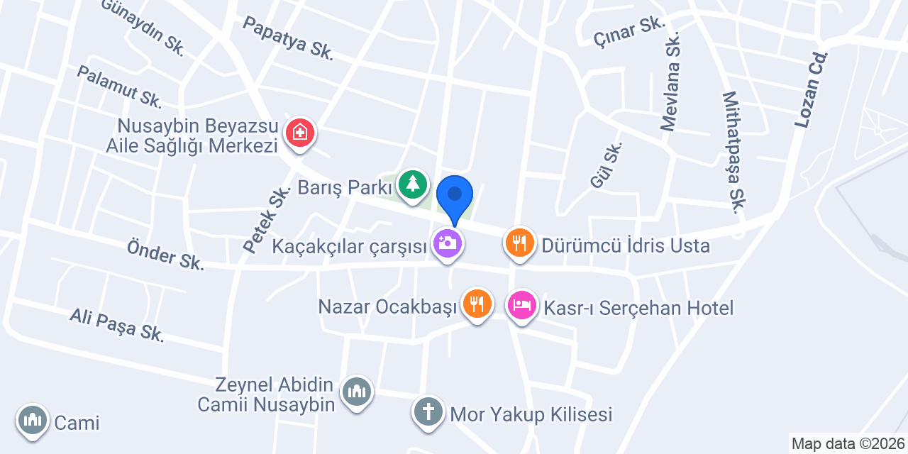 Ak Kafe Nusaybin konumu
