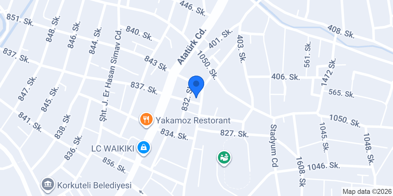 Korkuteli Taksi konumu
