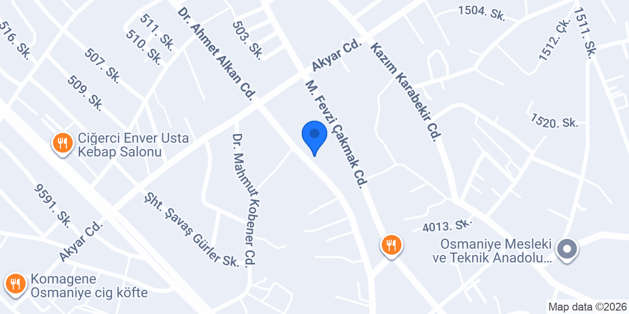 Girne Ecey Academy Dil Kursu Osmaniye konumu