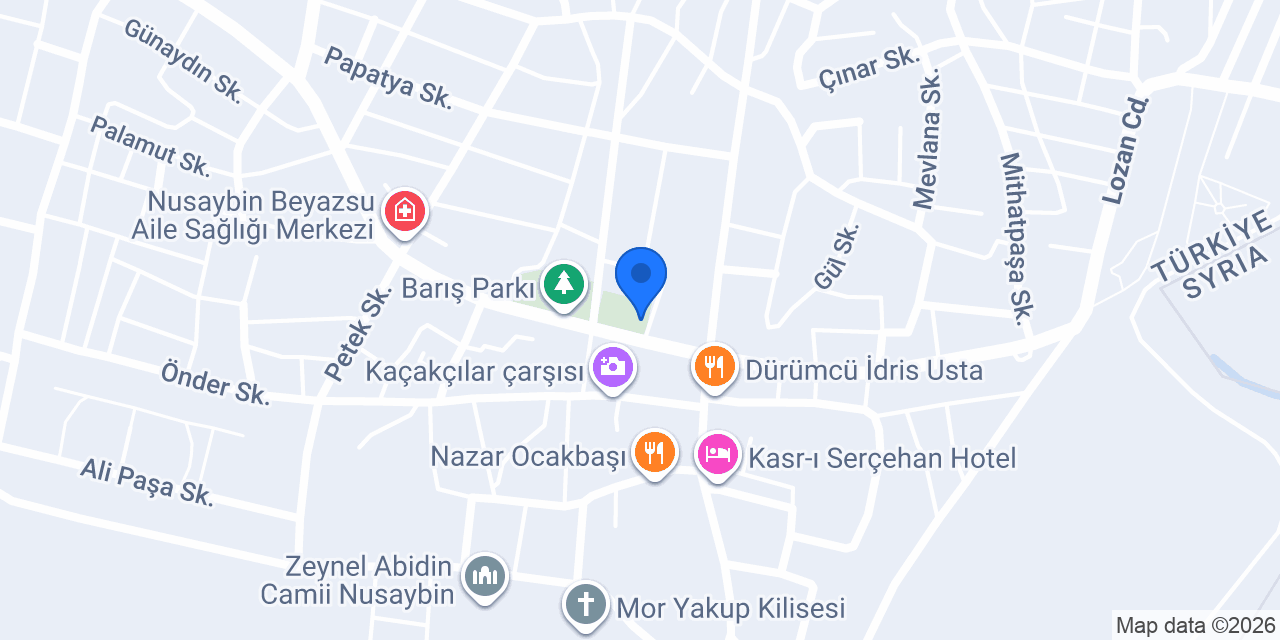 ELİT GÜMÜŞÇÜLÜK NUSAYBİN konumu