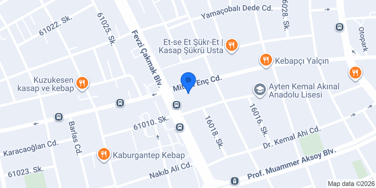 Diş Hekimi Nilüfer Küçükoğlu konumu