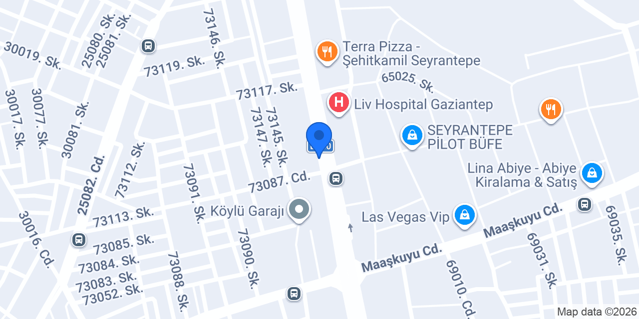 Şans Çiçekçilik konumu