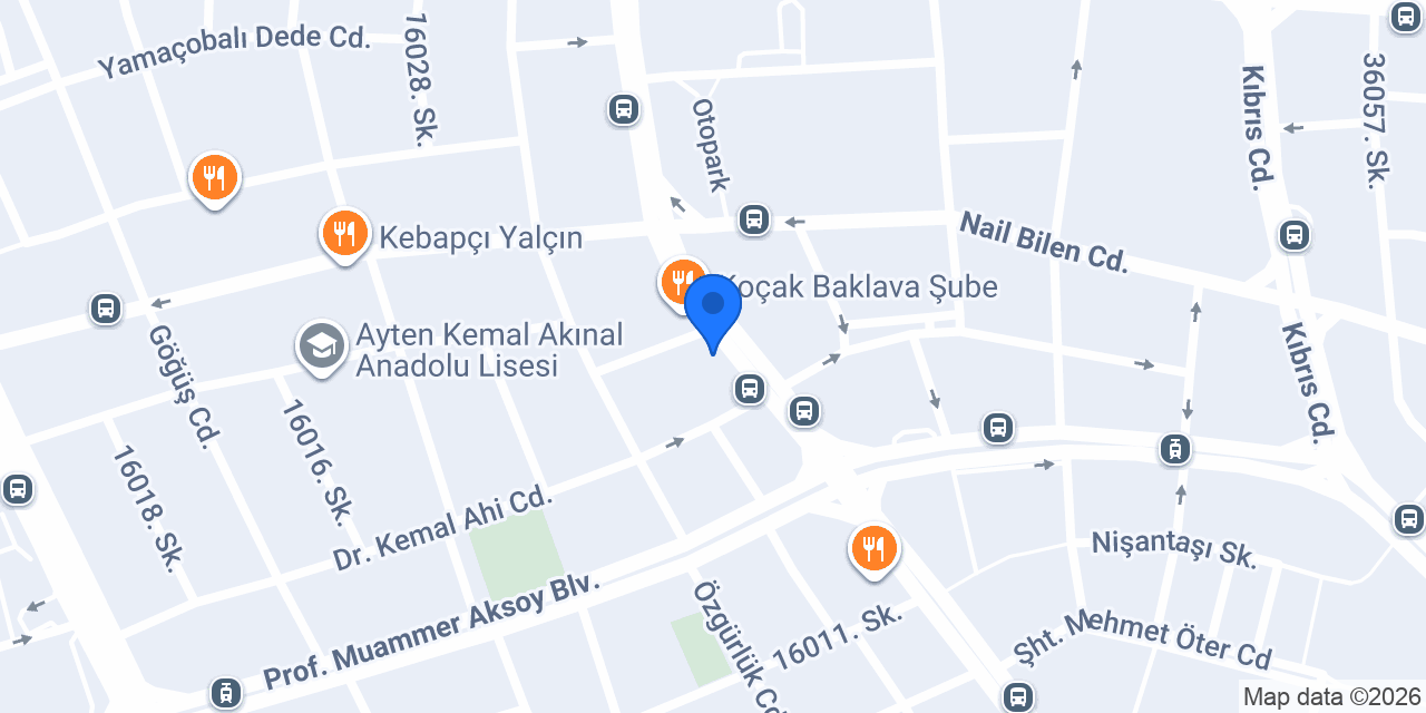 ABDULLAH SEDEF BAKLAVALARI konumu