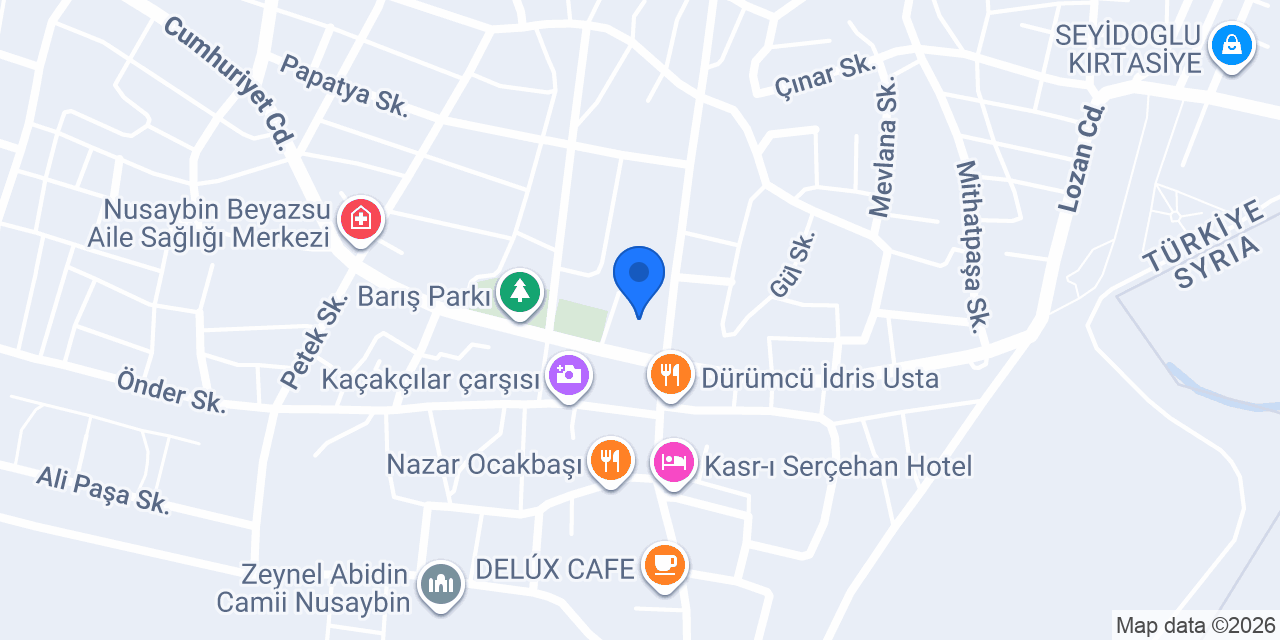 Bahce Cafe konumu