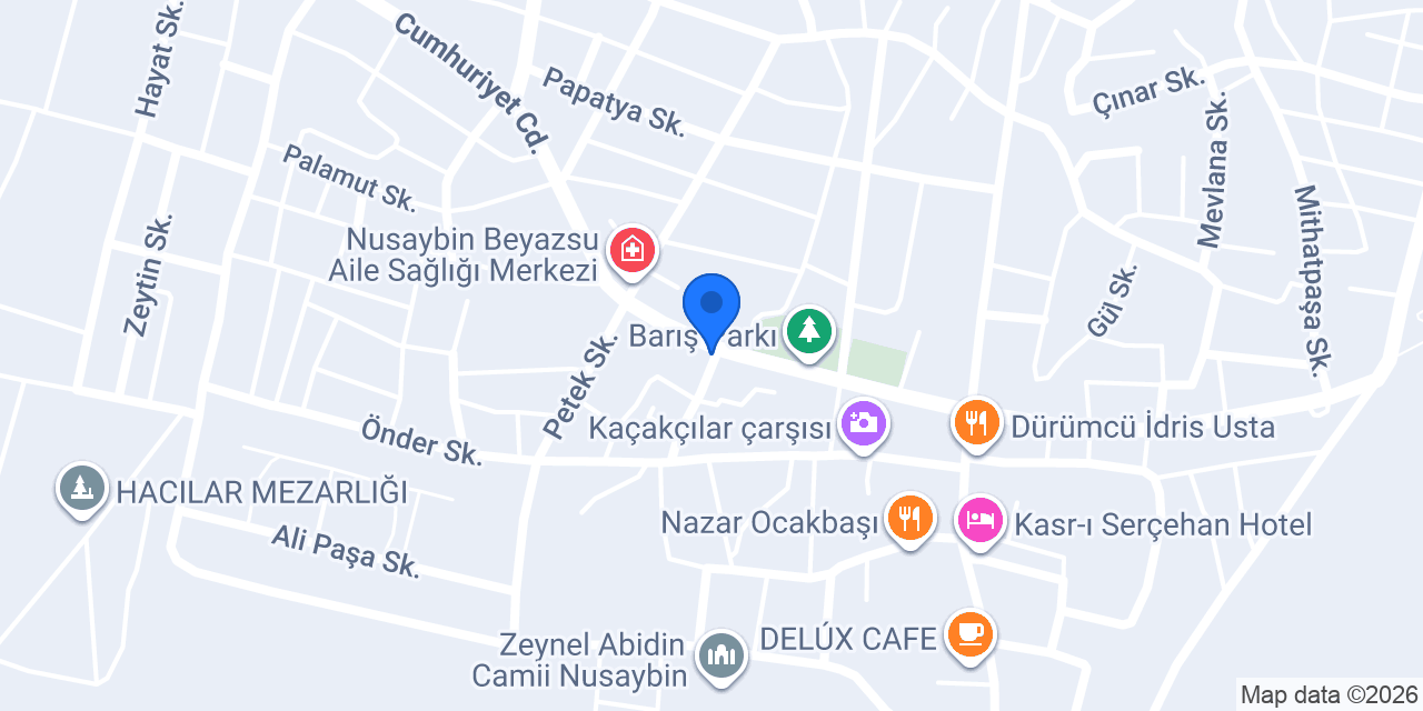 Kulîlk Kitap Kafe konumu