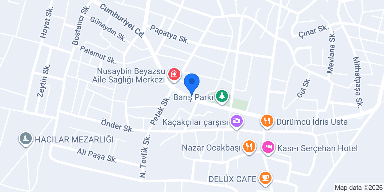 Nusaybin Taksi konumu
