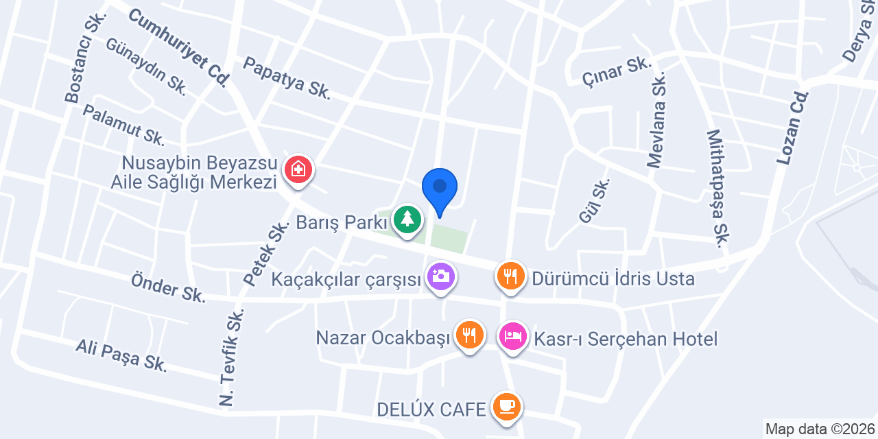 Simurg Cafe konumu