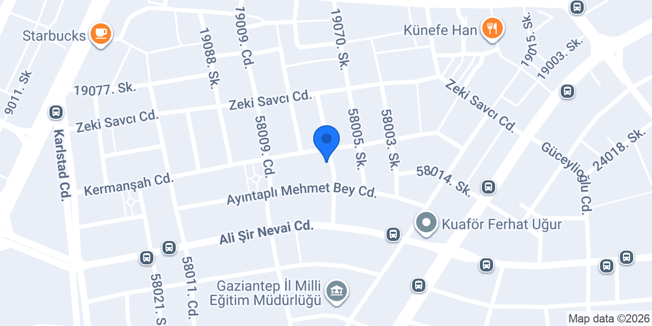 Özel Aslan Koleji konumu