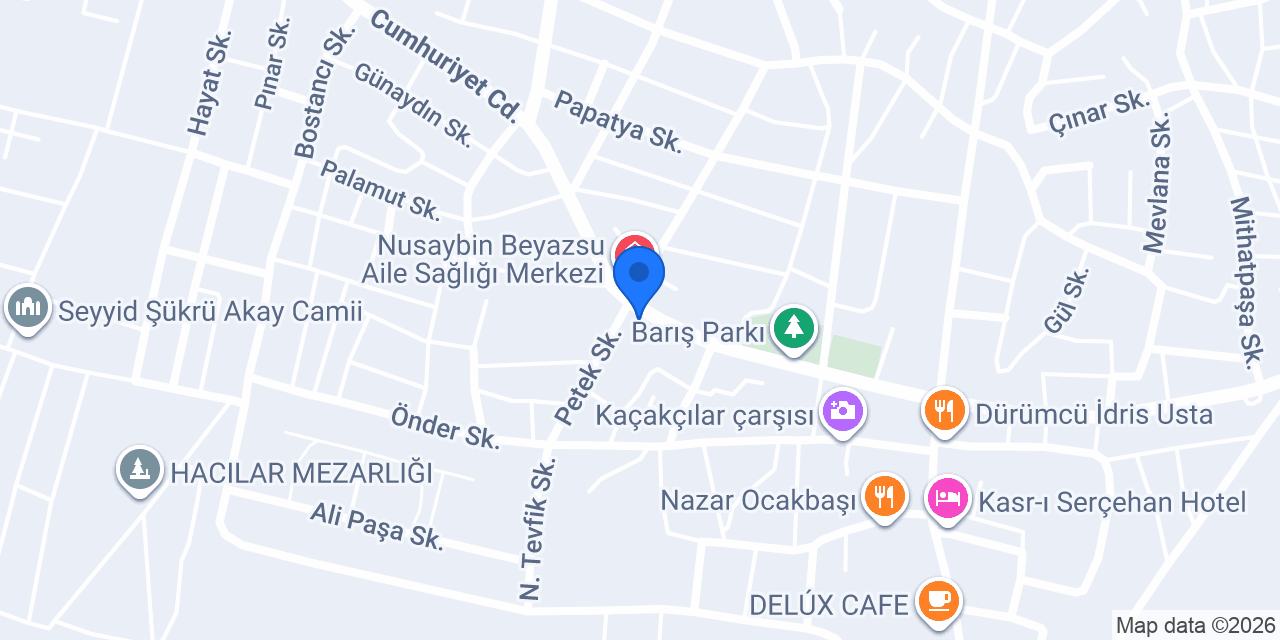 SAFİRMALL AVM konumu