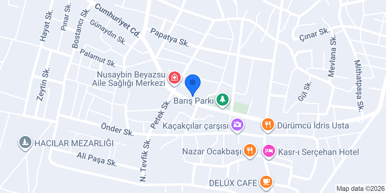 Nusaybin antep sofrası konumu