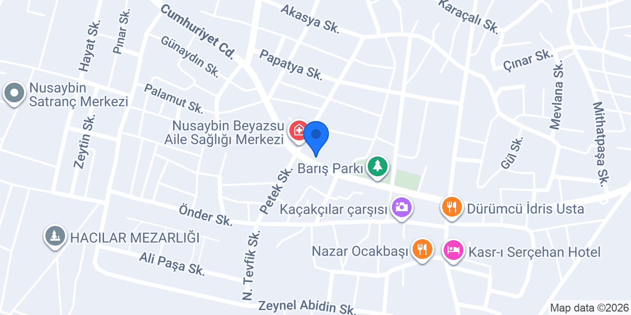 Menal Eczanesi konumu