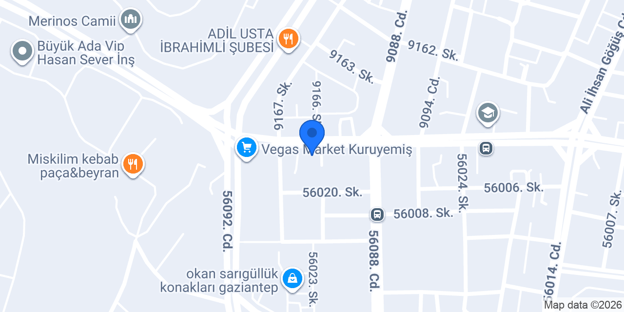 SUR ÇELİK KAPI GAZİANTEP konumu