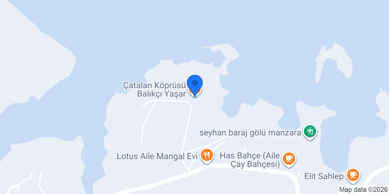 Çatalan Köprüsü Balıkçı Yaşar konumu