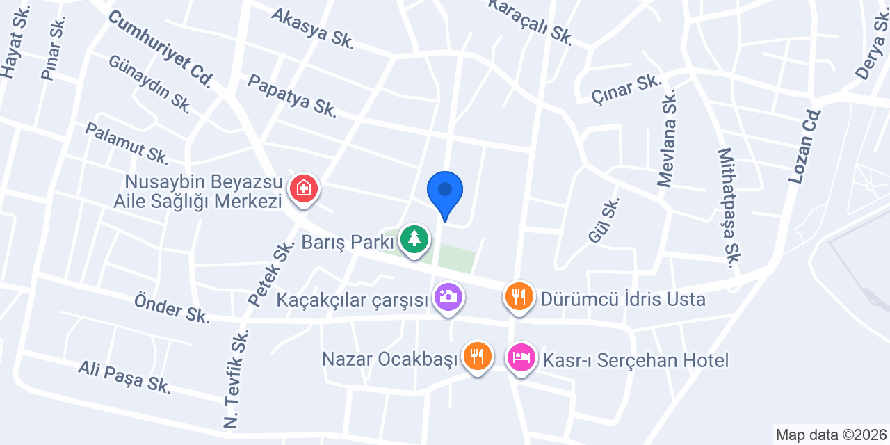 İnci Çiçekçilik konumu