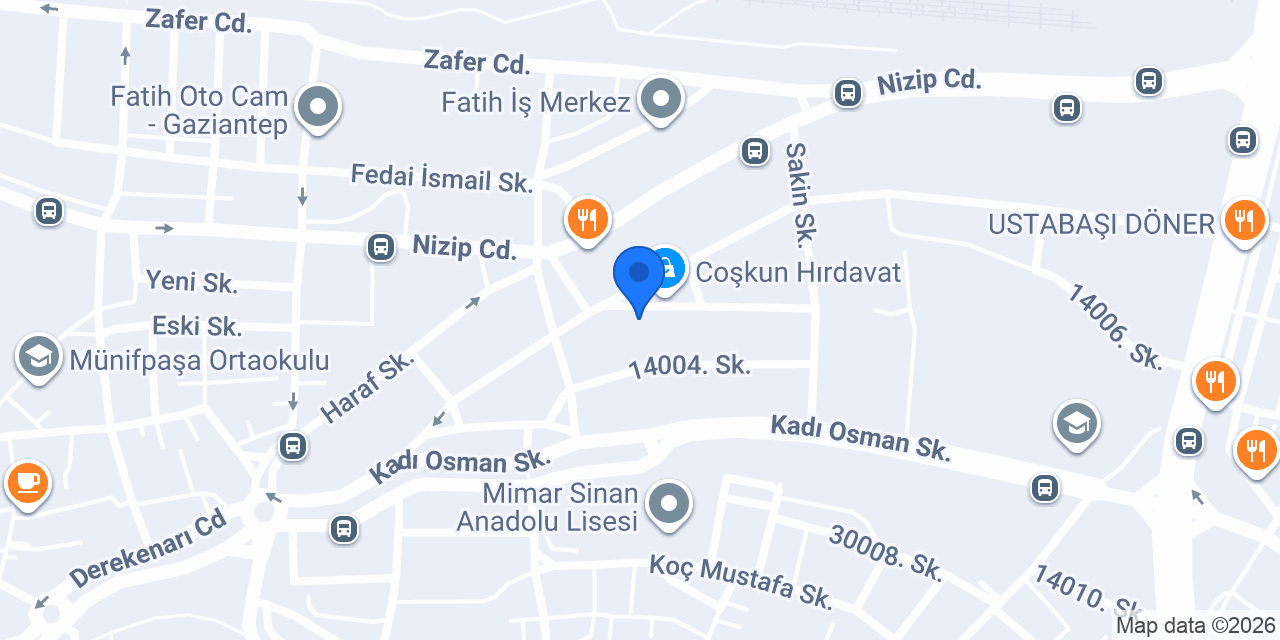 Kemasan Hırdavat konumu