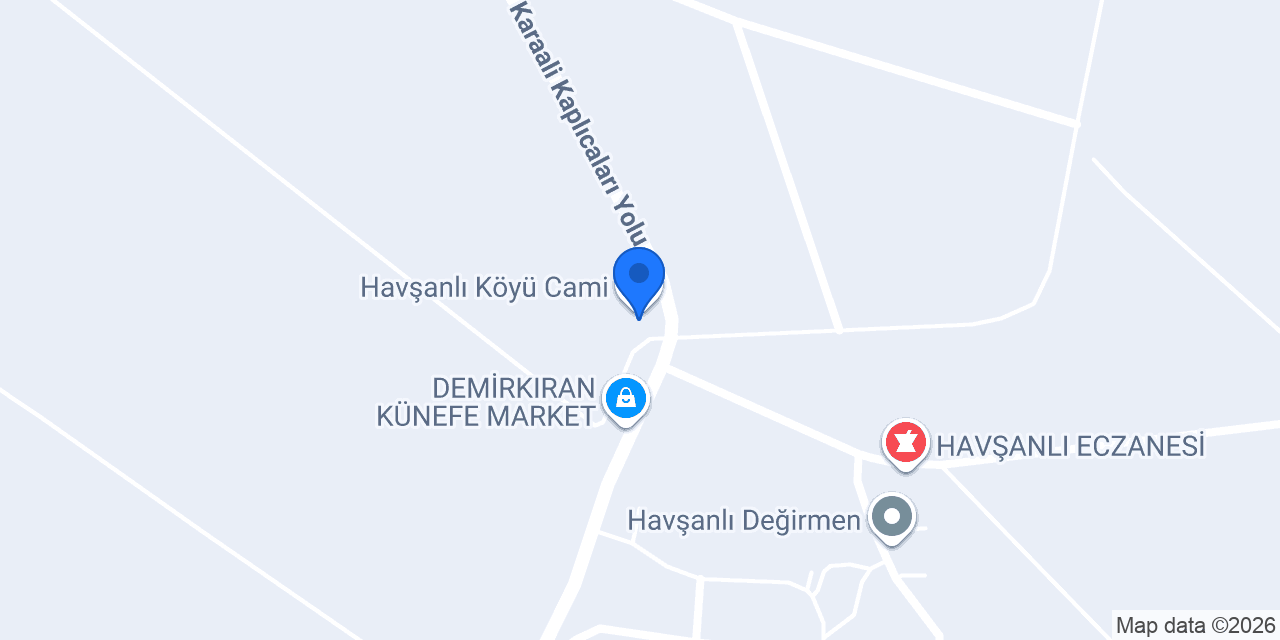 Havşanlı kuvaför konumu