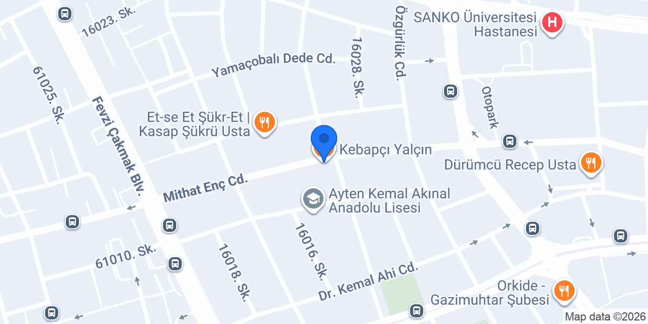 Kebapçı Yalçın konumu