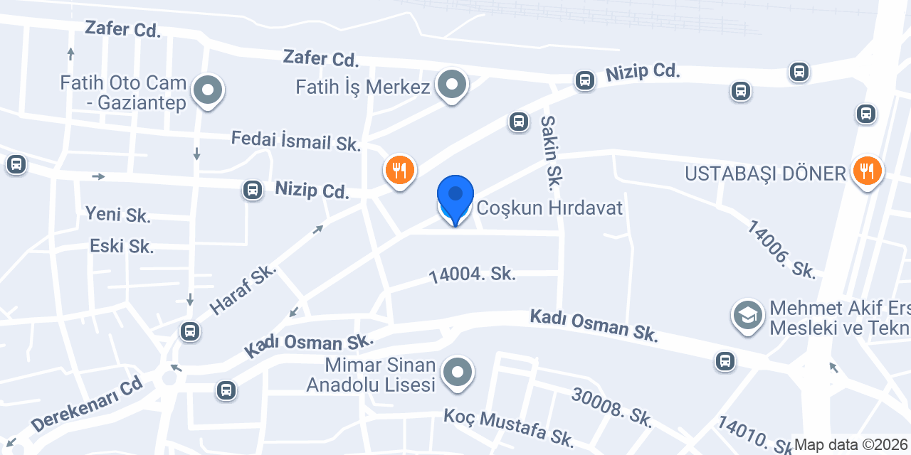Coşkun Hırdavat konumu