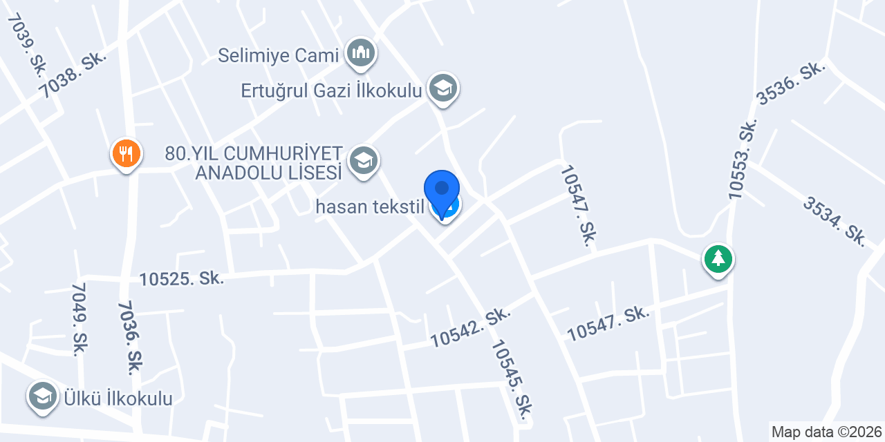 hasan tekstil konumu