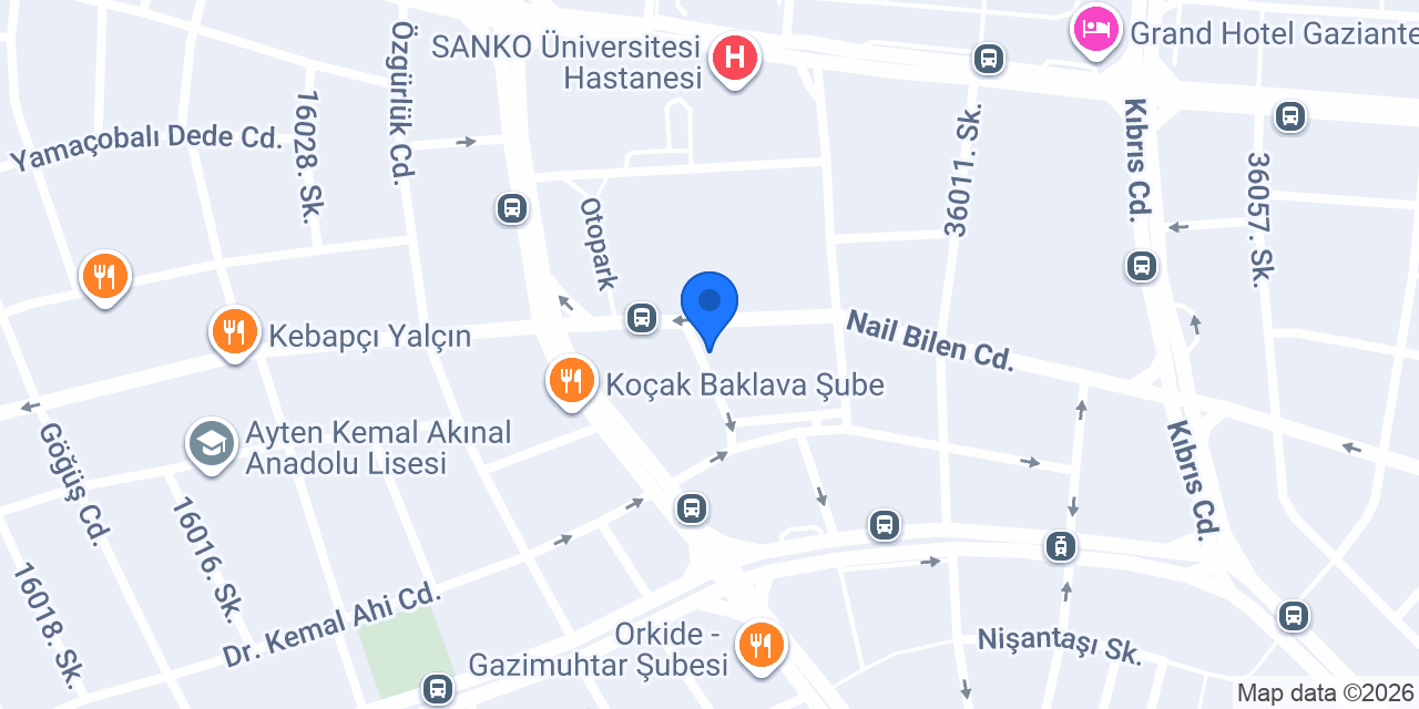 Baransel kebap konumu