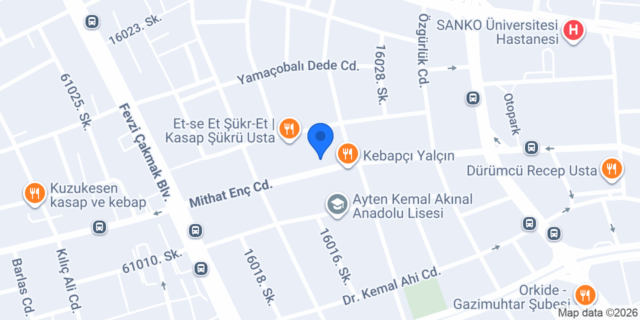 Dr. Dinçer Aydın AKYILMAZ konumu