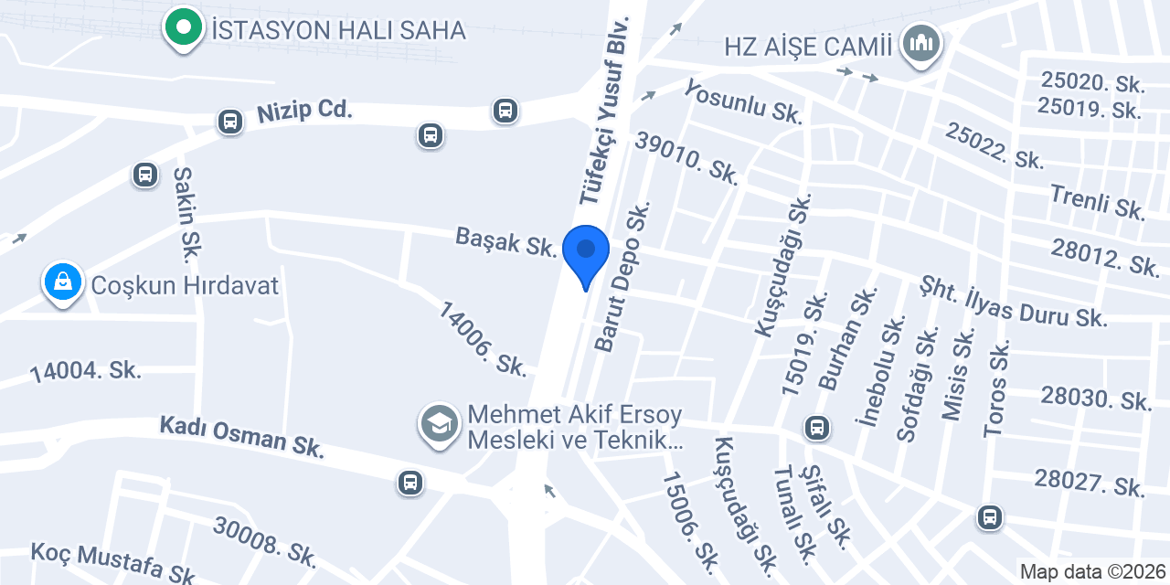 Kasap Faruk Gaziantep konumu