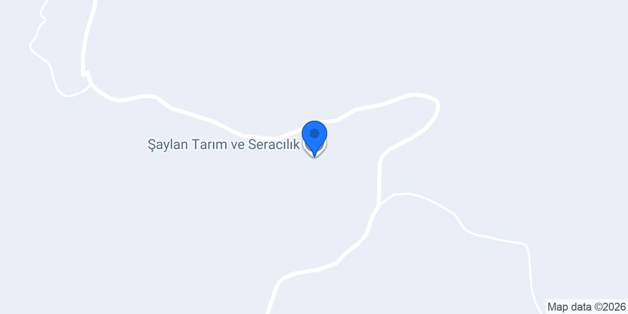 Şaylan Tarım ve Seracılık konumu