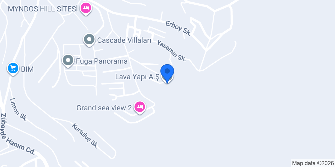 Lava Yapı A.Ş. konumu