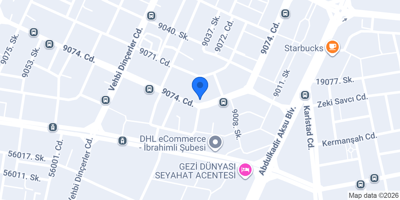 GAZİANTEP BATIKENT PASTANESİ konumu