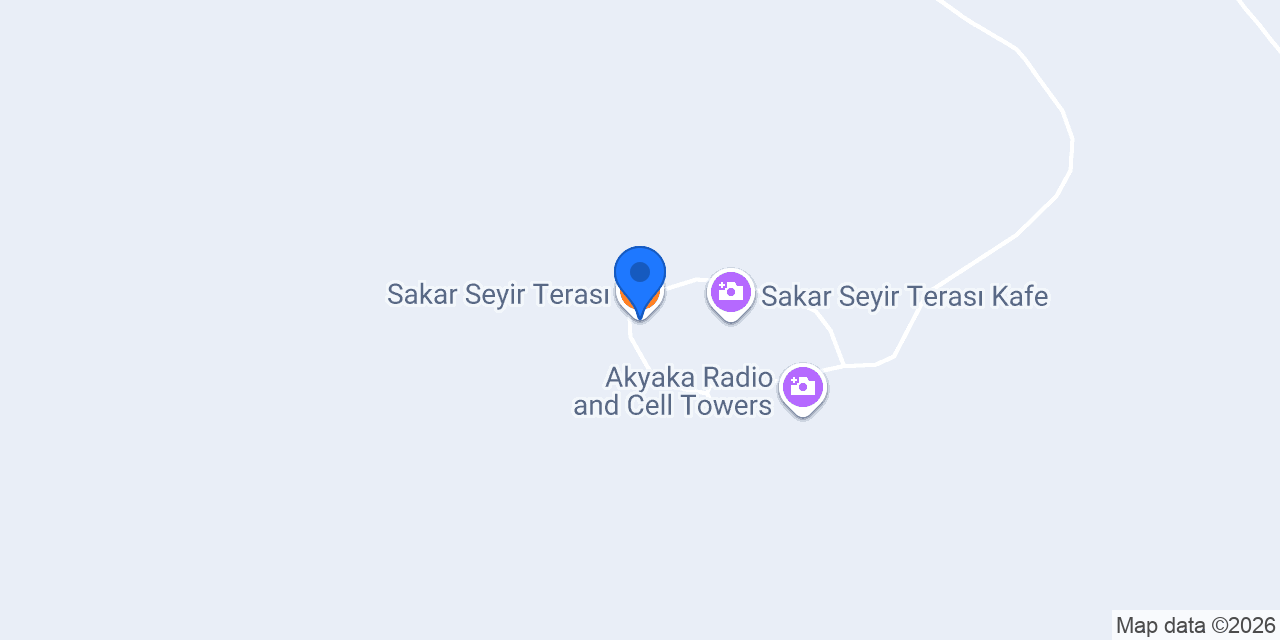 Sakar Seyir Terası konumu