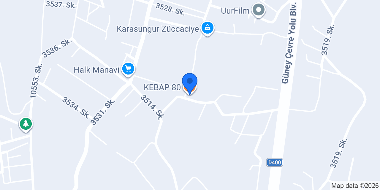 KEBAP 80 konumu