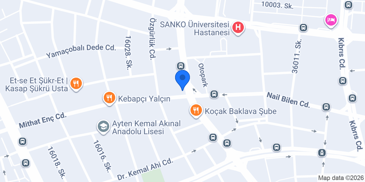 Güllüoğlu Baklava konumu