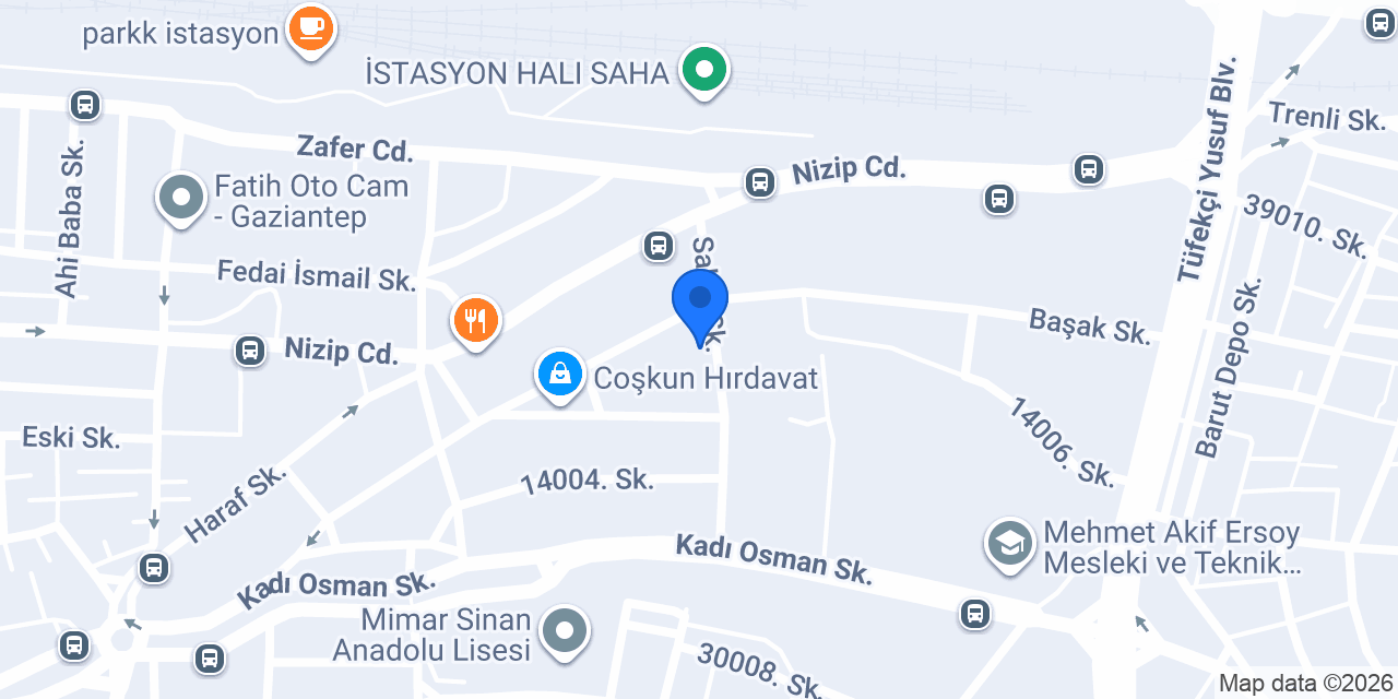 Şam Aksesuar konumu