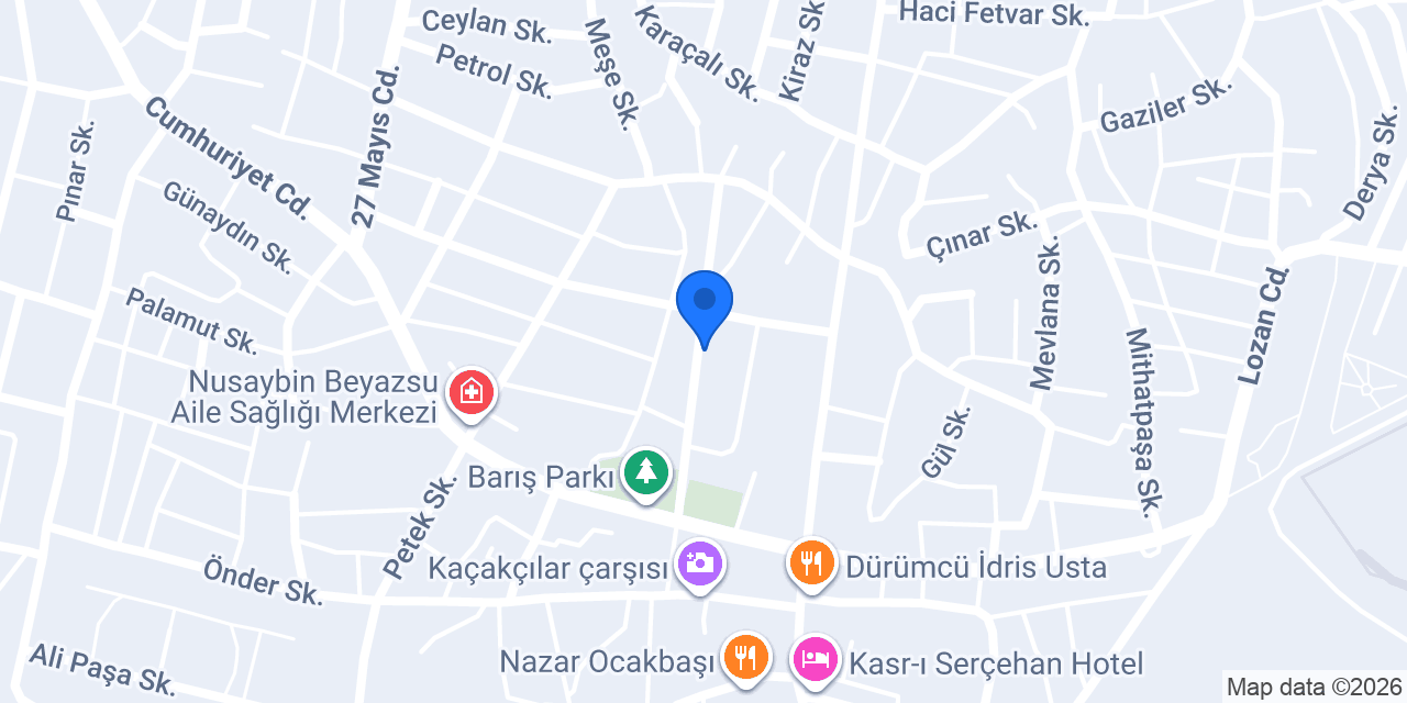 GÜL KUAFÖR konumu
