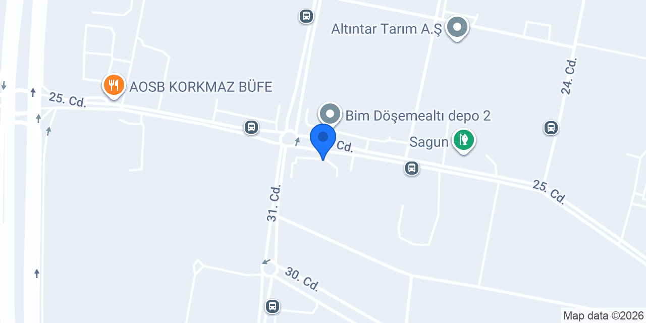 SG Weber Yapı Kimyasalları konumu