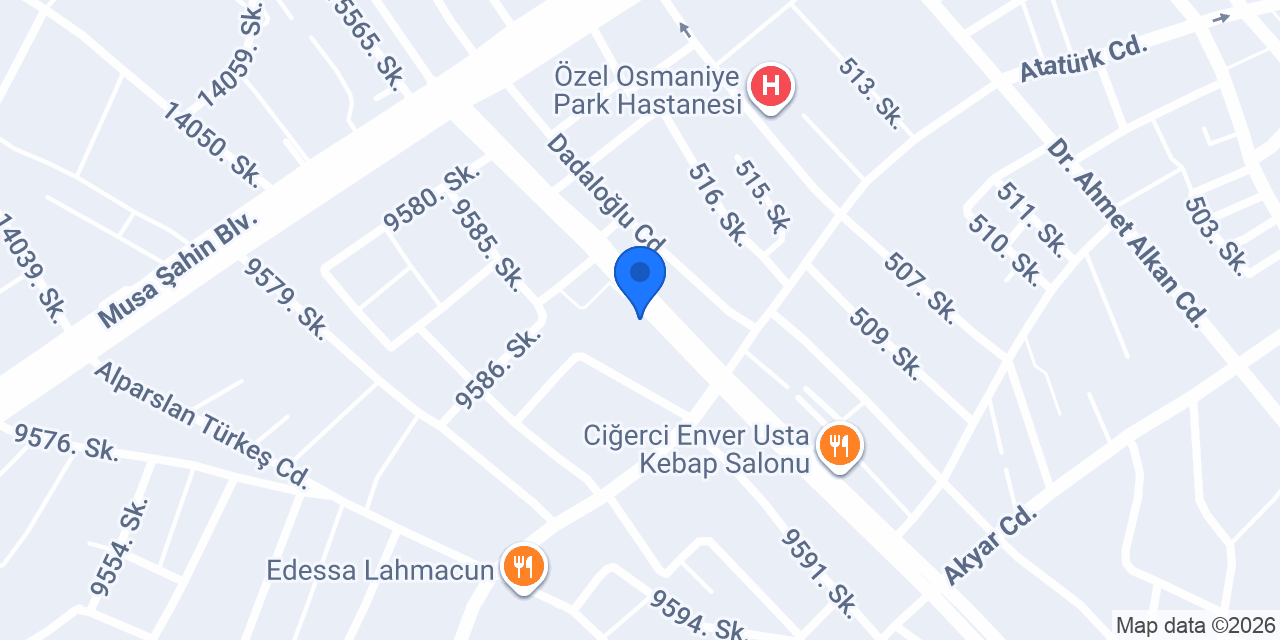 Akgül Eczanesi konumu