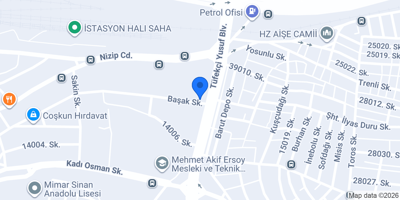 Detay Endüstriyel Mutfak konumu