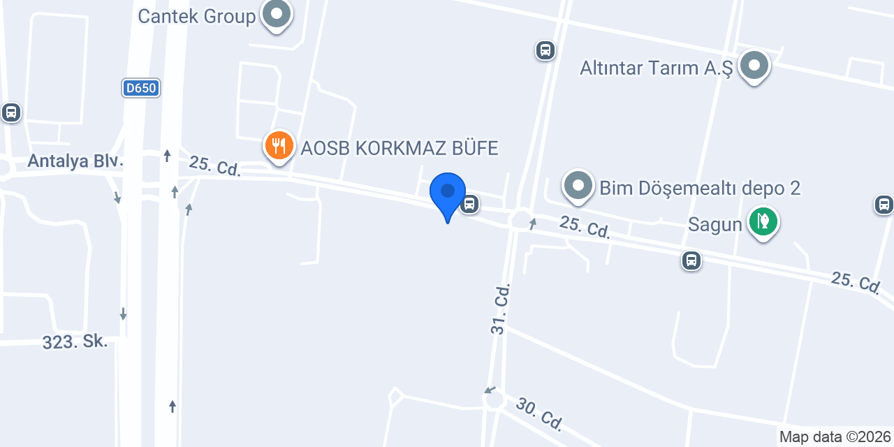 My Order Organize Sanayi Depo konumu