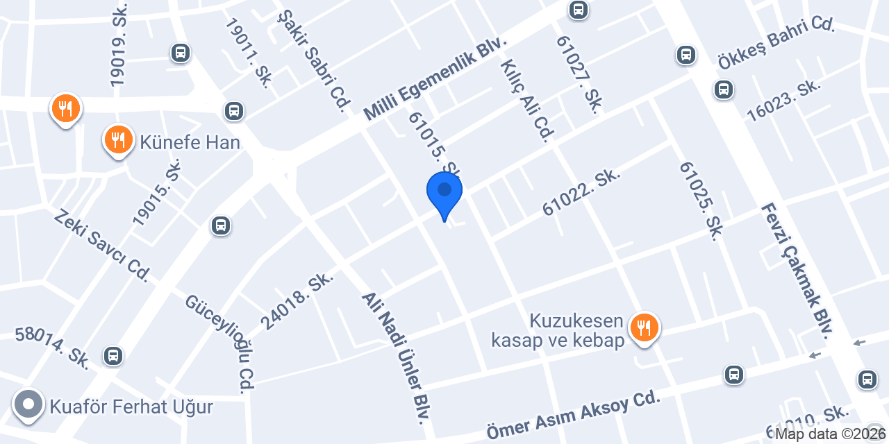 Ali Çolak Bayan Kuaförü konumu