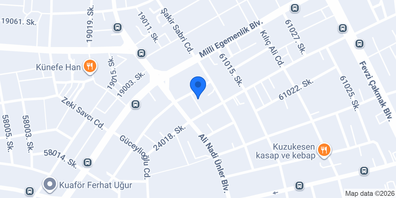 MS Hair Studio konumu