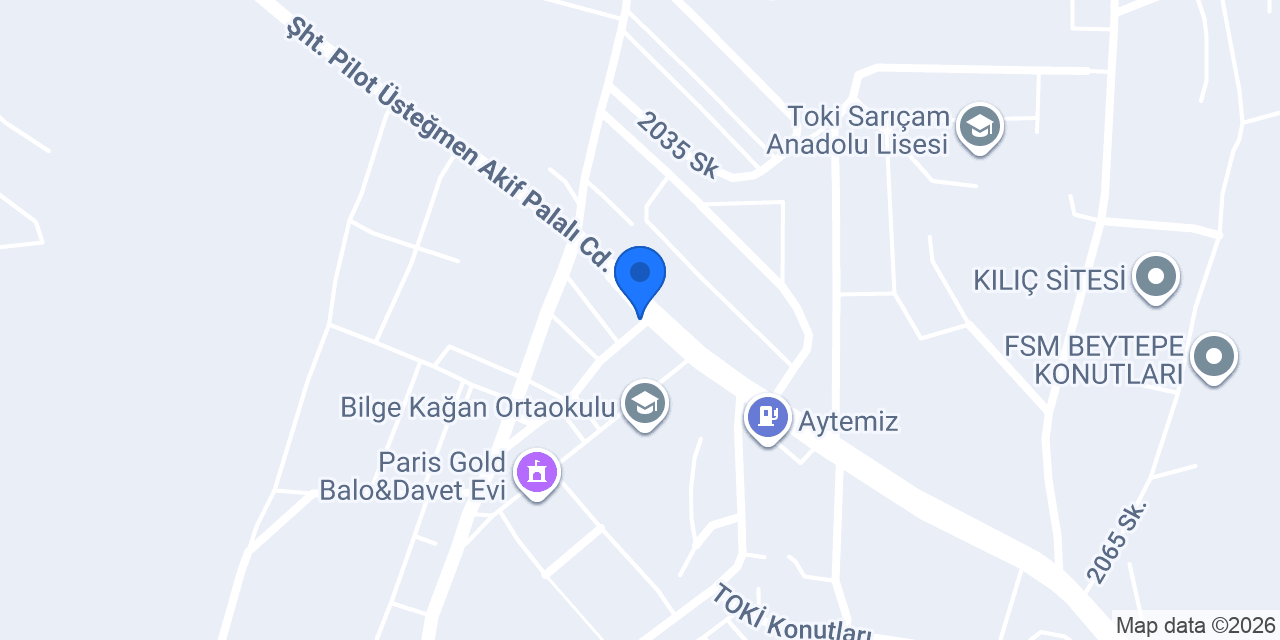 Sarıçam Balcalı Toki Taksi konumu