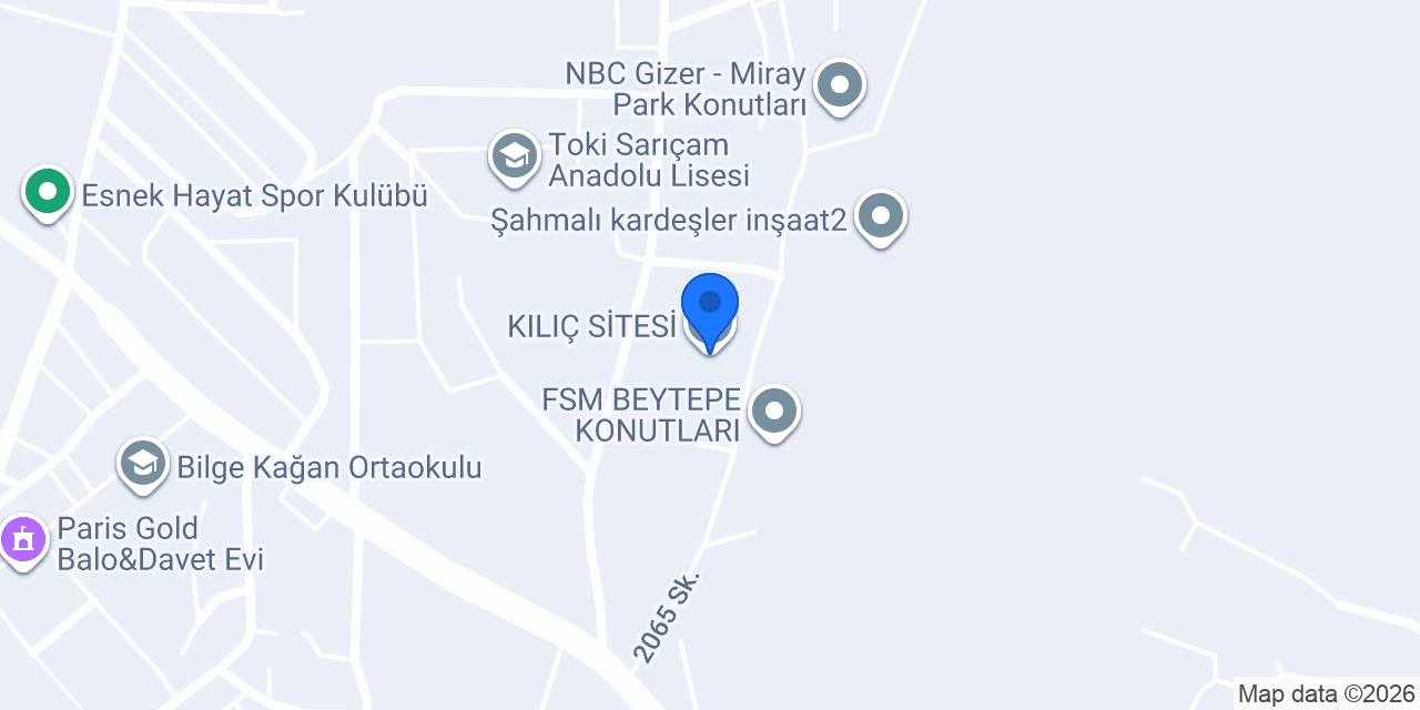 KILIÇ SİTESİ konumu