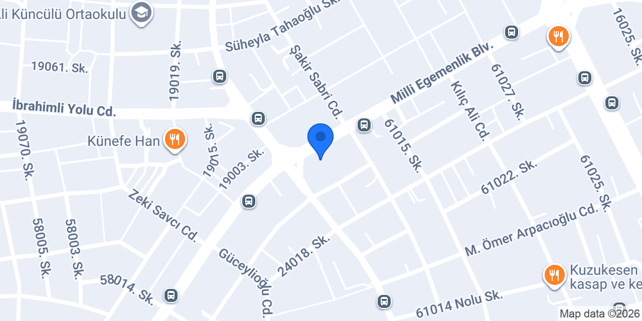 Erçelebi Kömürde Kadayıf konumu