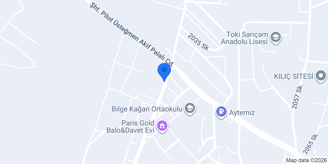 Özel Sarıçam Sağlık Kabini konumu
