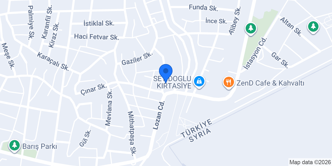 Yıldız Mobilya konumu